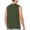 imageNORTHYARD Mens Athletic Workout Tank Top Running Gym Sleeveless Shirts Quick Dry Lightweight Training Sport Muscle TankArmygreen