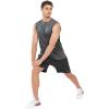 imageNORTHYARD Mens Athletic Workout Tank Top Running Gym Sleeveless Shirts Quick Dry Lightweight Training Sport Muscle TankCarbonheather