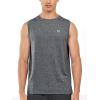 imageNORTHYARD Mens Athletic Workout Tank Top Running Gym Sleeveless Shirts Quick Dry Lightweight Training Sport Muscle TankCarbonheather