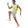 imageNORTHYARD Mens Athletic Workout Tank Top Running Gym Sleeveless Shirts Quick Dry Lightweight Training Sport Muscle TankLemonyellow