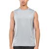imageNORTHYARD Mens Athletic Workout Tank Top Running Gym Sleeveless Shirts Quick Dry Lightweight Training Sport Muscle TankLight Grey