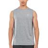 imageNORTHYARD Mens Athletic Workout Tank Top Running Gym Sleeveless Shirts Quick Dry Lightweight Training Sport Muscle TankSmoke Heather