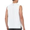 imageNORTHYARD Mens Athletic Workout Tank Top Running Gym Sleeveless Shirts Quick Dry Lightweight Training Sport Muscle TankWhite