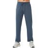 imageNORTHYARD Mens Fleece Lined Pants Athletic Workout Running Joggers Winter Warm Wind Sweatpants for Active Gym Track JoggingCoolgrey