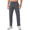 imageNORTHYARD Mens Fleece Lined Pants Athletic Workout Running Joggers Winter Warm Wind Sweatpants for Active Gym Track JoggingDarkgrey