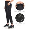 imageNORTHYARD Womens Running Athletic Pants Track Lightweight Joggers Workout Jogging Casual Sweatpants with Zipper PocketsBlack