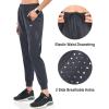 imageNORTHYARD Womens Running Athletic Pants Track Lightweight Joggers Workout Jogging Casual Sweatpants with Zipper PocketsDark Grey
