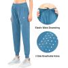 imageNORTHYARD Womens Running Athletic Pants Track Lightweight Joggers Workout Jogging Casual Sweatpants with Zipper PocketsGrey Blue