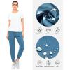 imageNORTHYARD Womens Running Athletic Pants Track Lightweight Joggers Workout Jogging Casual Sweatpants with Zipper PocketsGrey Blue
