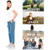 imageNORTHYARD Womens Running Athletic Pants Track Lightweight Joggers Workout Jogging Casual Sweatpants with Zipper PocketsGrey Blue