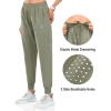 imageNORTHYARD Womens Running Athletic Pants Track Lightweight Joggers Workout Jogging Casual Sweatpants with Zipper PocketsSilver Sage