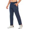 imageNORTHYARD Mens Fleece Lined Pants Athletic Workout Running Joggers Winter Warm Wind Sweatpants for Active Gym Track JoggingNavy