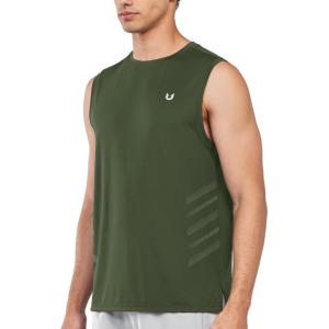 imageNORTHYARD Mens Athletic Workout Tank Top Running Gym Sleeveless Shirts Quick Dry Lightweight Training Sport Muscle TankArmygreen