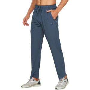 imageNORTHYARD Mens Fleece Lined Pants Athletic Workout Running Joggers Winter Warm Wind Sweatpants for Active Gym Track JoggingCoolgrey
