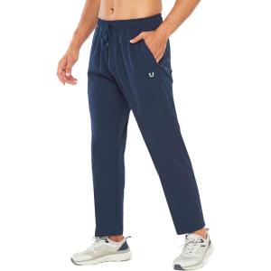 imageNORTHYARD Mens Fleece Lined Pants Athletic Workout Running Joggers Winter Warm Wind Sweatpants for Active Gym Track JoggingNavy