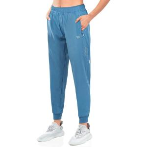 imageNORTHYARD Womens Running Athletic Pants Track Lightweight Joggers Workout Jogging Casual Sweatpants with Zipper PocketsGrey Blue