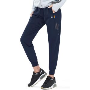 imageNORTHYARD Womens Running Athletic Pants Track Lightweight Joggers Workout Jogging Casual Sweatpants with Zipper PocketsNavy