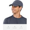 imageNORTHYARD Mens Running Hats UPF40 Quick Dry Breathable Mesh Golf Hats Lightweight Baseball Hats Cooling Tennis CapDarkgrey