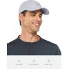 imageNORTHYARD Mens Running Hats UPF40 Quick Dry Breathable Mesh Golf Hats Lightweight Baseball Hats Cooling Tennis CapLightgrey