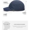 imageNORTHYARD Mens Running Hats UPF40 Quick Dry Breathable Mesh Golf Hats Lightweight Baseball Hats Cooling Tennis CapNavy