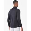 imageNORTHYARD Mens Running Shirt Long Sleeve Quarter Zip Pullover Moisture Wicking Quick Dry Athletic Workout ShirtsBlack