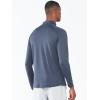 imageNORTHYARD Mens Running Shirt Long Sleeve Quarter Zip Pullover Moisture Wicking Quick Dry Athletic Workout ShirtsCoolgrey