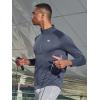 imageNORTHYARD Mens Running Shirt Long Sleeve Quarter Zip Pullover Moisture Wicking Quick Dry Athletic Workout ShirtsCoolgrey