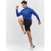 imageNORTHYARD Mens Running Shirt Long Sleeve Quarter Zip Pullover Moisture Wicking Quick Dry Athletic Workout ShirtsDarkblue