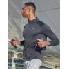 imageNORTHYARD Mens Running Shirt Long Sleeve Quarter Zip Pullover Moisture Wicking Quick Dry Athletic Workout ShirtsDarkgrey