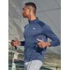 imageNORTHYARD Mens Running Shirt Long Sleeve Quarter Zip Pullover Moisture Wicking Quick Dry Athletic Workout ShirtsFederalblue