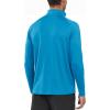 imageNORTHYARD Mens Running Shirt Long Sleeve Quarter Zip Pullover Moisture Wicking Quick Dry Athletic Workout ShirtsLakeblue