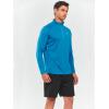 imageNORTHYARD Mens Running Shirt Long Sleeve Quarter Zip Pullover Moisture Wicking Quick Dry Athletic Workout ShirtsLakeblue