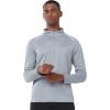 imageNORTHYARD Mens Running Shirt Long Sleeve Quarter Zip Pullover Moisture Wicking Quick Dry Athletic Workout ShirtsLightgrey