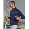 imageNORTHYARD Mens Running Shirt Long Sleeve Quarter Zip Pullover Moisture Wicking Quick Dry Athletic Workout ShirtsNavy
