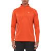 imageNORTHYARD Mens Running Shirt Long Sleeve Quarter Zip Pullover Moisture Wicking Quick Dry Athletic Workout ShirtsOrange