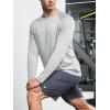 imageNORTHYARD Mens Sun Protection UPF 50 Shirts Long Sleeve Running Workout Athletic Gym Shirt UV Swim Fish Rash Guard HikingGreyheather