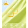 imageNORTHYARD Mens Sun Protection UPF 50 Shirts Long Sleeve Running Workout Athletic Gym Shirt UV Swim Fish Rash Guard HikingLemonyellow