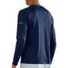 imageNORTHYARD Mens Sun Protection UPF 50 Shirts Long Sleeve Running Workout Athletic Gym Shirt UV Swim Fish Rash Guard HikingNavy