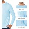 imageNORTHYARD Mens Sun Protection UPF 50 Shirts Long Sleeve Running Workout Athletic Gym Shirt UV Swim Fish Rash Guard HikingSkyblue