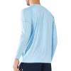 imageNORTHYARD Mens Sun Protection UPF 50 Shirts Long Sleeve Running Workout Athletic Gym Shirt UV Swim Fish Rash Guard HikingSkyblue