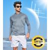 imageNORTHYARD Mens UPF 50 Hoodie Shirts Rash Guard Long Sleeve Sun Protection SPF Fishing Shirt UV for Athletic Running SwimCloud