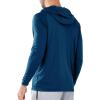 imageNORTHYARD Mens UPF 50 Hoodie Shirts Rash Guard Long Sleeve Sun Protection SPF Fishing Shirt UV for Athletic Running SwimDarkblue