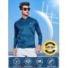 imageNORTHYARD Mens UPF 50 Hoodie Shirts Rash Guard Long Sleeve Sun Protection SPF Fishing Shirt UV for Athletic Running SwimDarkblue