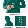 imageNORTHYARD Mens UPF 50 Hoodie Shirts Rash Guard Long Sleeve Sun Protection SPF Fishing Shirt UV for Athletic Running SwimEvergreen