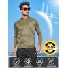 imageNORTHYARD Mens UPF 50 Hoodie Shirts Rash Guard Long Sleeve Sun Protection SPF Fishing Shirt UV for Athletic Running SwimKhakigreen