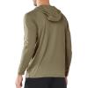 imageNORTHYARD Mens UPF 50 Hoodie Shirts Rash Guard Long Sleeve Sun Protection SPF Fishing Shirt UV for Athletic Running SwimKhakigreen