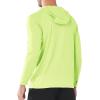 imageNORTHYARD Mens UPF 50 Hoodie Shirts Rash Guard Long Sleeve Sun Protection SPF Fishing Shirt UV for Athletic Running SwimLemonyellow