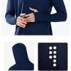 imageNORTHYARD Mens UPF 50 Hoodie Shirts Rash Guard Long Sleeve Sun Protection SPF Fishing Shirt UV for Athletic Running SwimNavy
