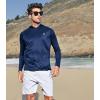 imageNORTHYARD Mens UPF 50 Hoodie Shirts Rash Guard Long Sleeve Sun Protection SPF Fishing Shirt UV for Athletic Running SwimNavy