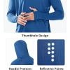imageNORTHYARD Mens UPF 50 Hoodie Shirts Rash Guard Long Sleeve Sun Protection SPF Fishing Shirt UV for Athletic Running SwimRoyalblue